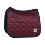 Weatherbeeta Satin Luxe Air-Tec Dressage Saddle Pad #colour_burgundy