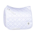 Weatherbeeta Satin Luxe Air-Tec Dressage Saddle Pad #colour_white