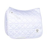 Weatherbeeta Satin Luxe Air-Tec Dressage Saddle Pad #colour_white