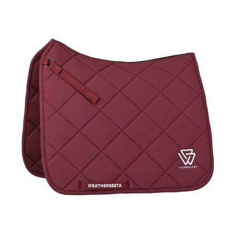 Weatherbeeta Softshell Pro 3D Air-Tec Dressage Saddle Pad #colour_burgundy
