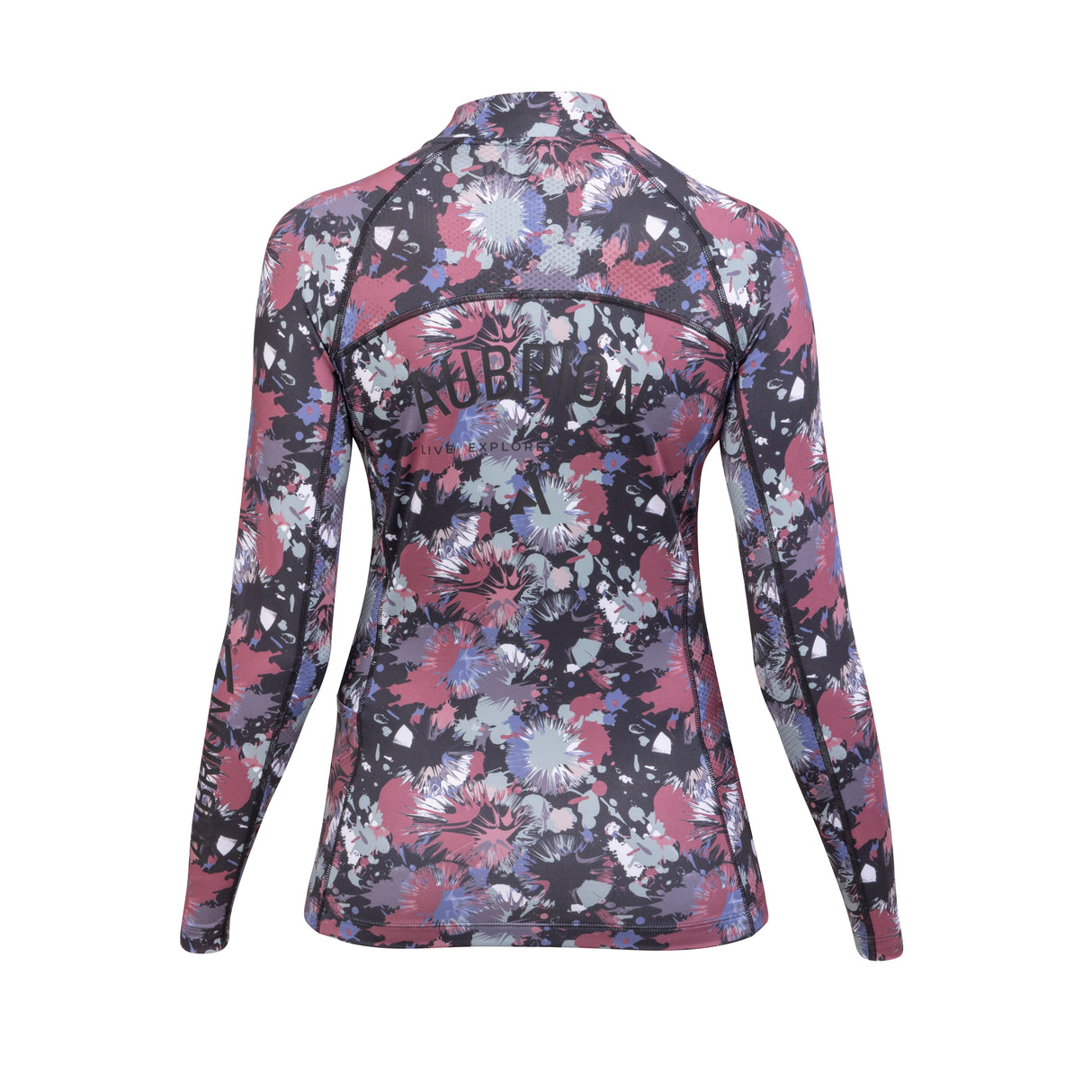 Shires Aubrion Ladies React Long Sleeve Base Layer #colour_abstract