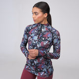 Shires Aubrion Ladies React Long Sleeve Base Layer #colour_abstract