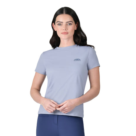 Weatherbeeta Ladies Relaxed Copper UV Short Sleeve Tee #colour_bluestone