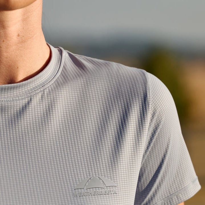 Weatherbeeta Ladies Relaxed Copper UV Short Sleeve Tee #colour_bluestone