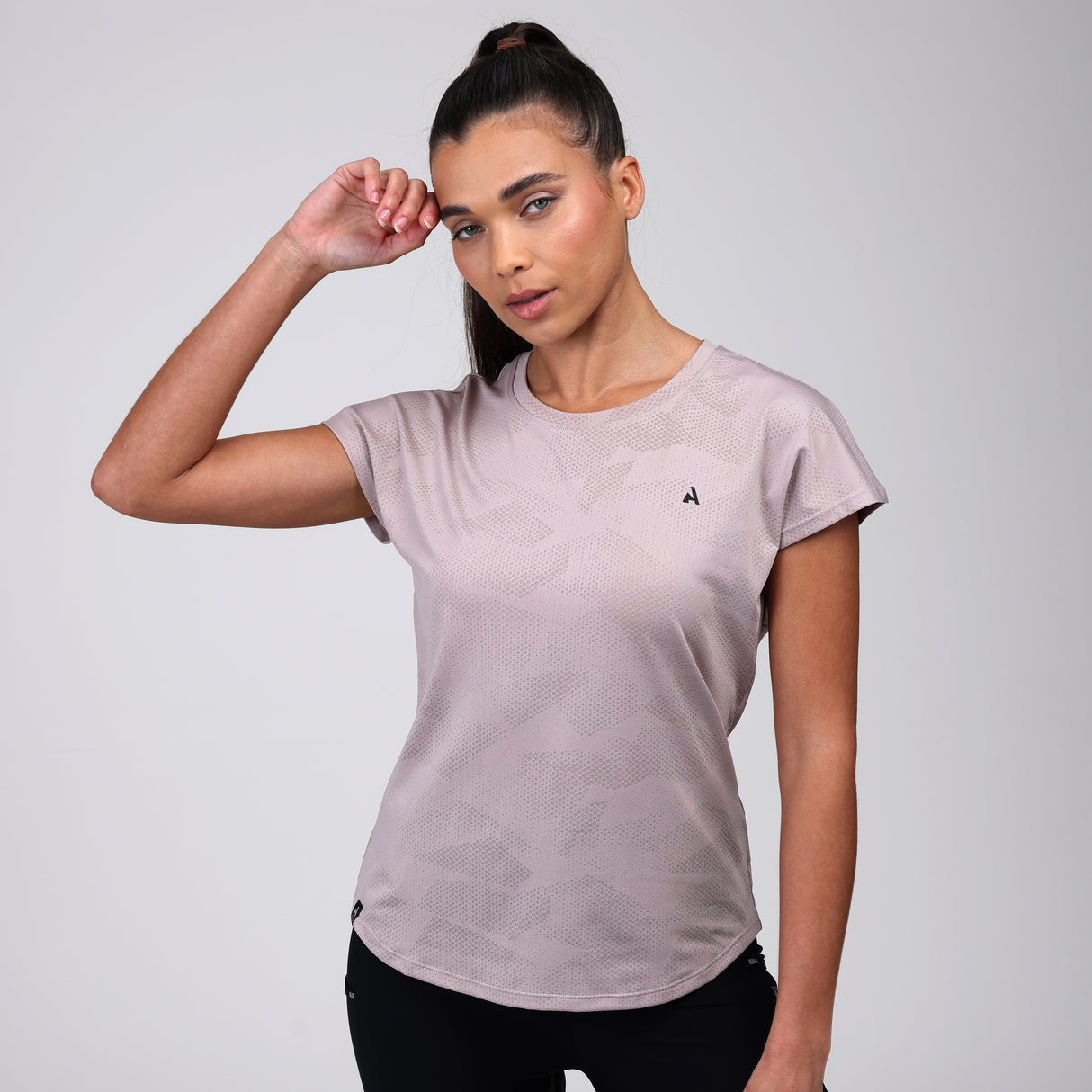 Shires Aubrion Ladies React Tech T-Shirt #colour_sand