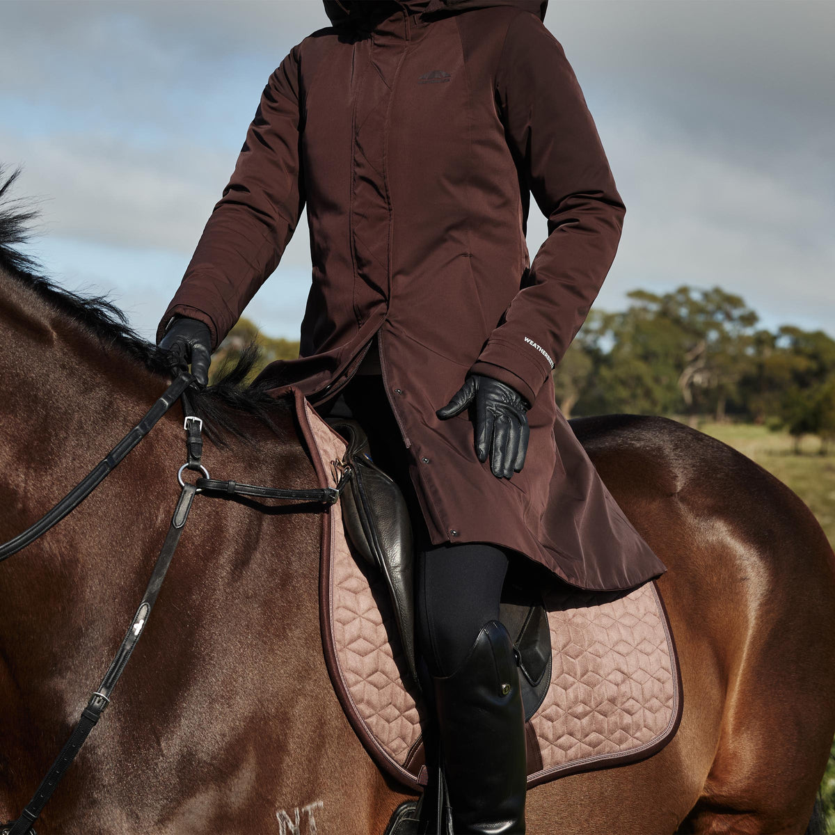 Weatherbeeta Ladies All Purpose Waterproof Insulated Longline Riding Jacket
