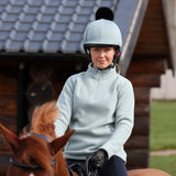 Shires Aubrion React Ladies Half Zip Fleece #colour_sage