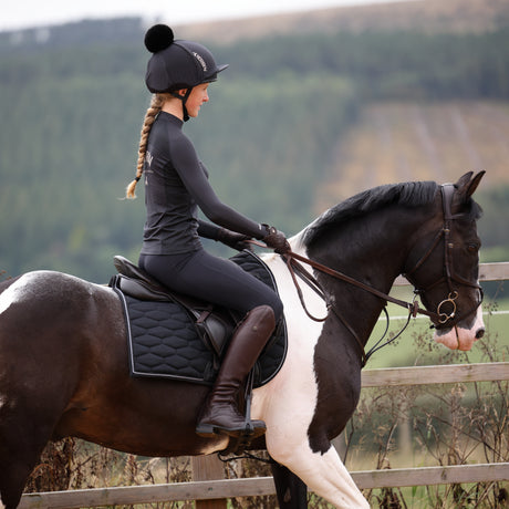 Shires Aubrion Young Rider React Long Sleeve Base Layer #colour_shadow