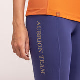 Shires Aubrion Ladies Team Short Sleeve Base Layer #colour_rust