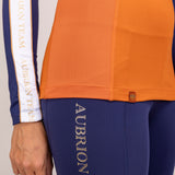 Shires Aubrion Ladies Team Long Sleeve Base Layer #colour_rust