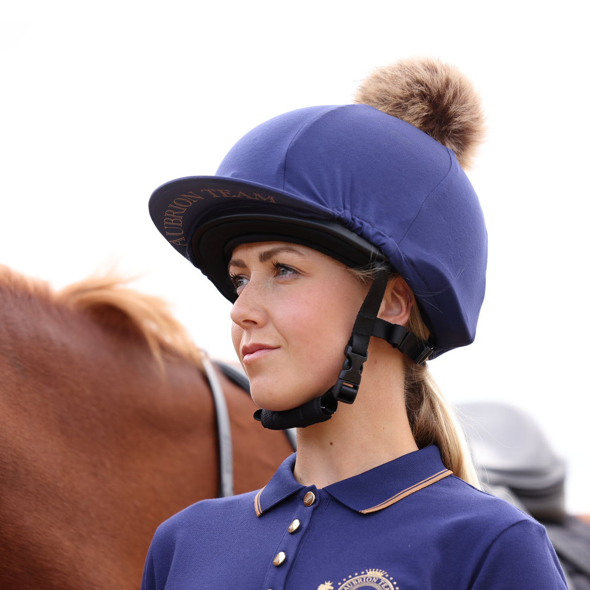 Shires Aubrion Team Hat Silk #colour_midnight