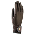 Shires Aubrion Aero Flexfit Riding Gloves #colour_brown