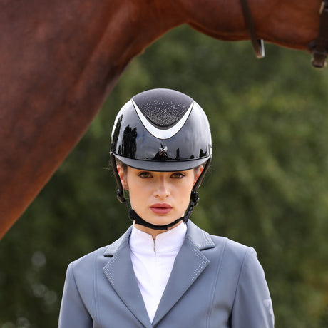 Shires Karben Ariel Ellipse SP Riding Hat #colour_black