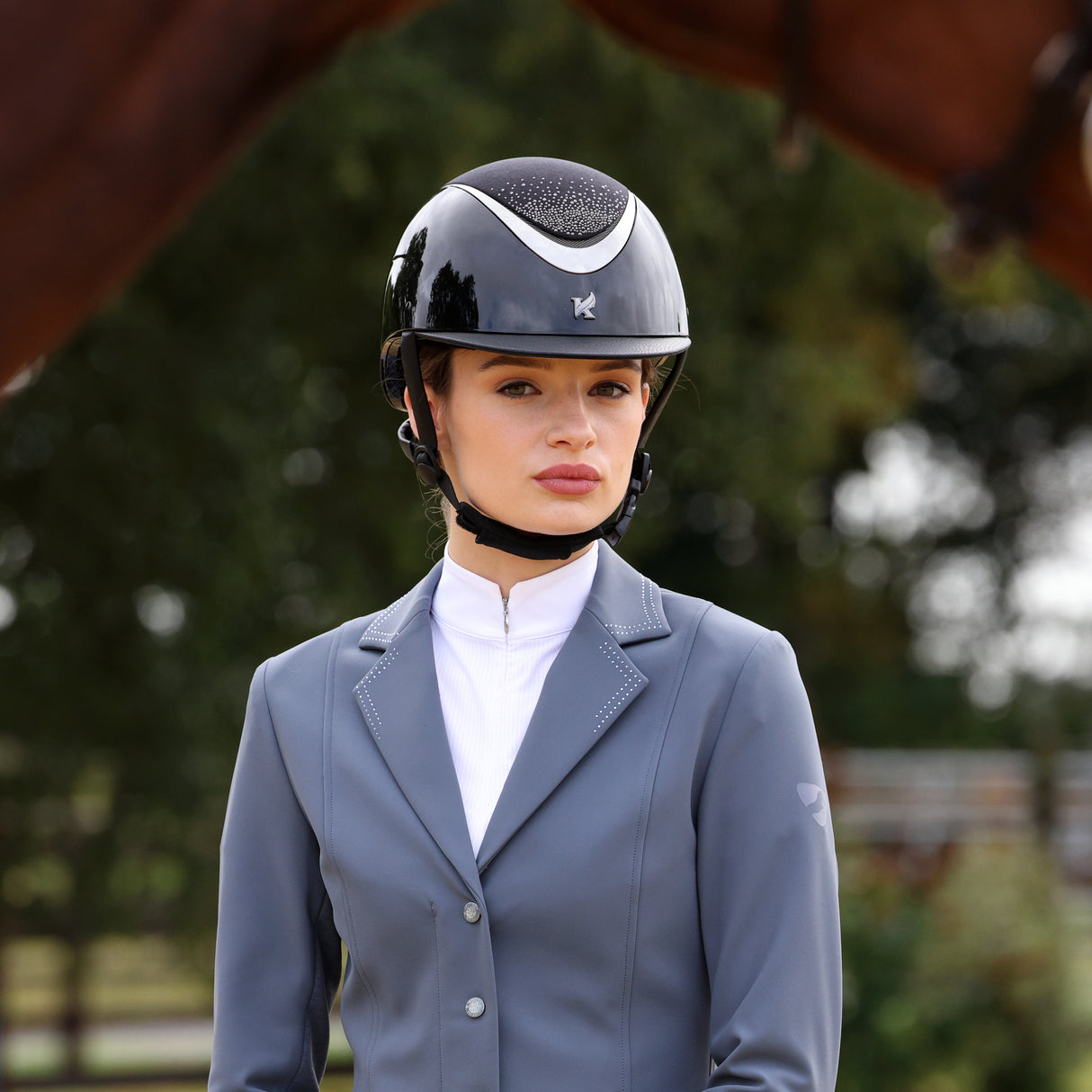 Shires Karben Ariel Ellipse SP Riding Hat #colour_black
