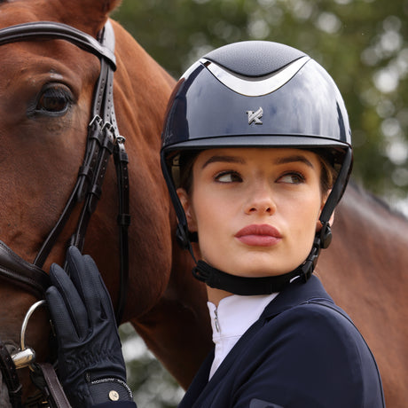 Shires Karben Carey Ellipse SP Riding Hat #colour_blue