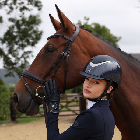 Shires Karben Carey Ellipse SP Riding Hat #colour_blue