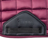 Shires ARMA Eltar Satin Dressage Saddlecloth #colour_black-cherry