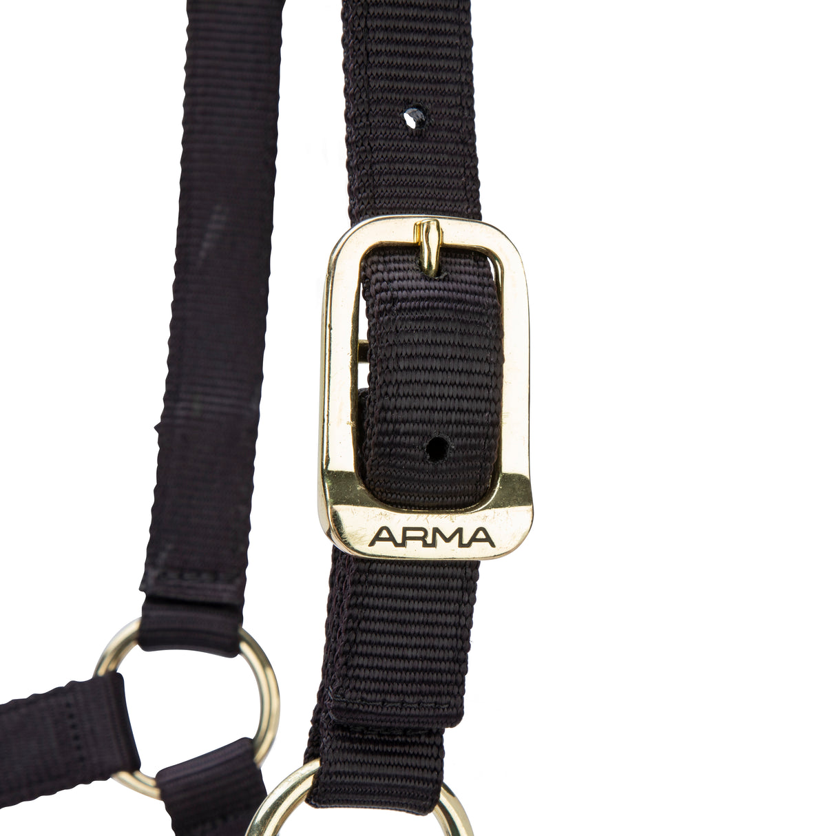 Shires ARMA Premium Adjustable Headcollar #colour_black