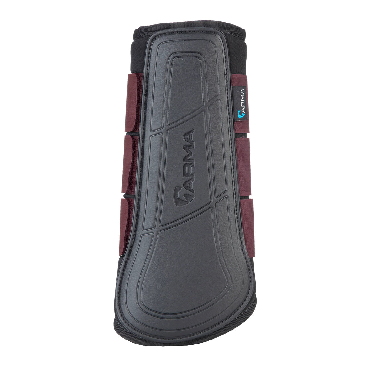 Shires ARMA Contour Pro Brushing Boots #colour_black-cherry
