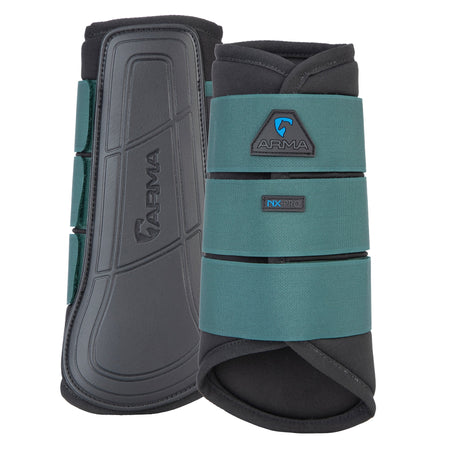 Shires ARMA Contour Pro Brushing Boots #colour_green