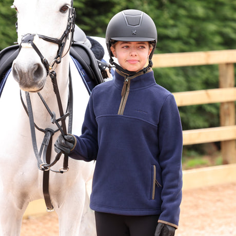 Shires Aubrion Core Young Rider Half Zip Fleece