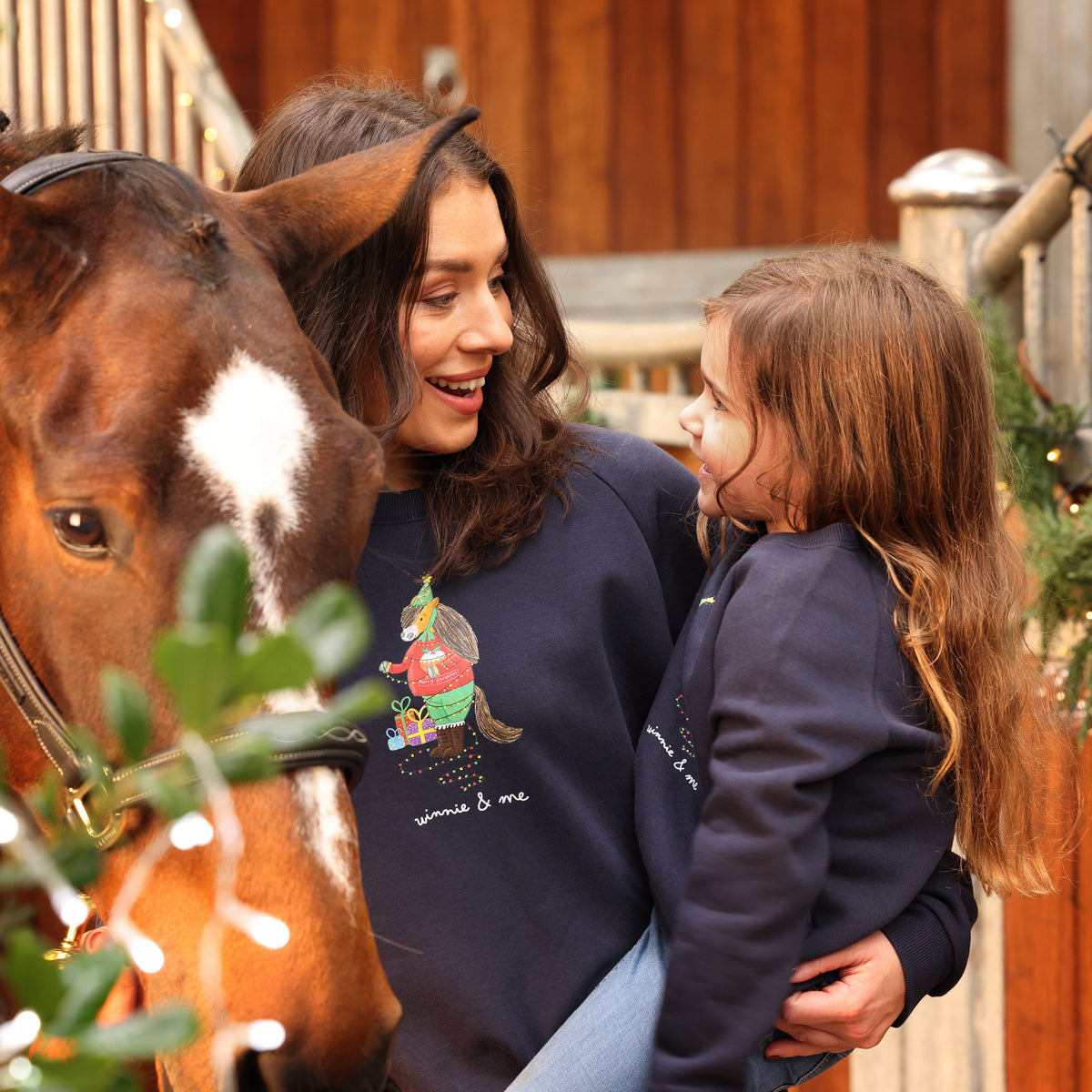 Shires Winnie & Me Adult Festive Sweatshirt