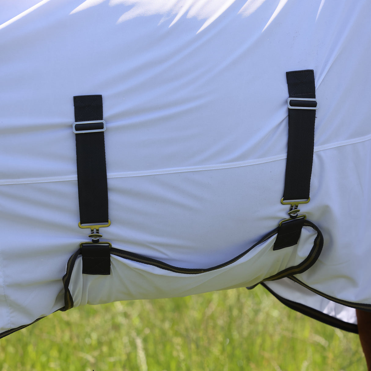Shires Tempest Original Fly Rug & Neck Set #colour_white-grey