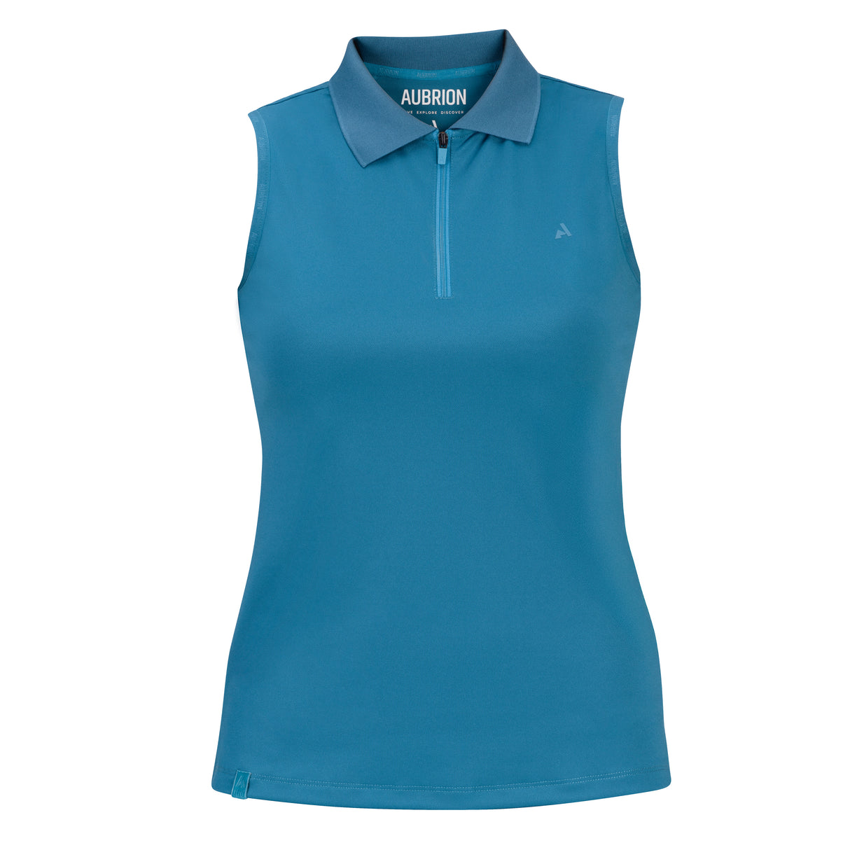 Shires Aubrion Ladies React Sleeveless Tech Polo #colour_kingfisher