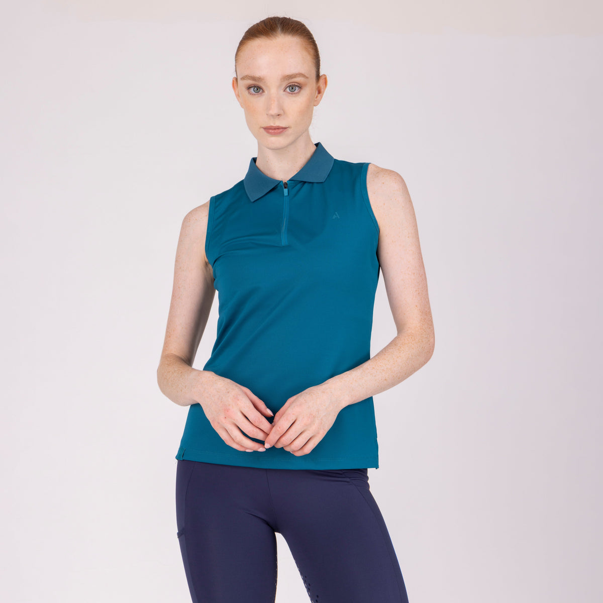 Shires Aubrion Ladies React Sleeveless Tech Polo
