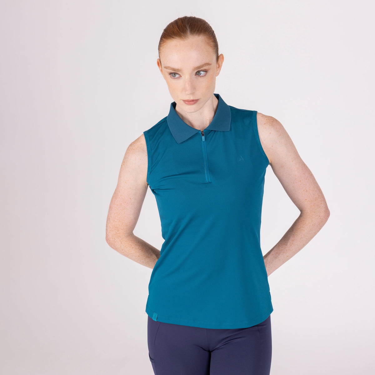 Shires Aubrion Ladies React Sleeveless Tech Polo