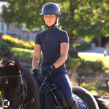 Shires Aubrion Ladies React Short Sleeve Base Layer #colour_midnight