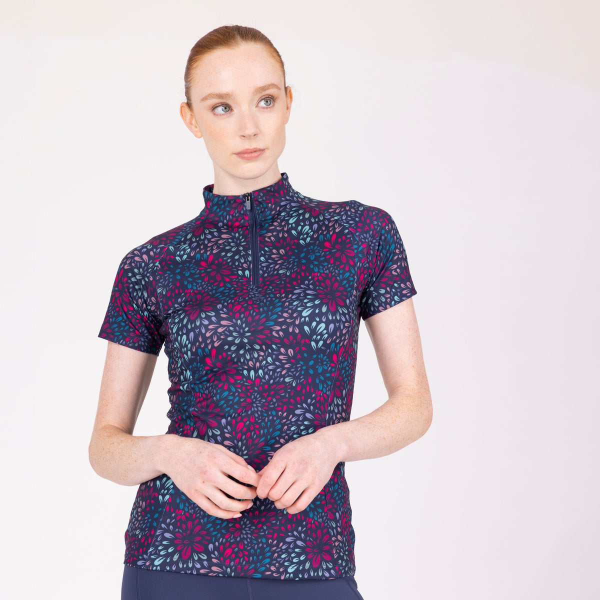 Shires Aubrion Ladies React Short Sleeve Base Layer