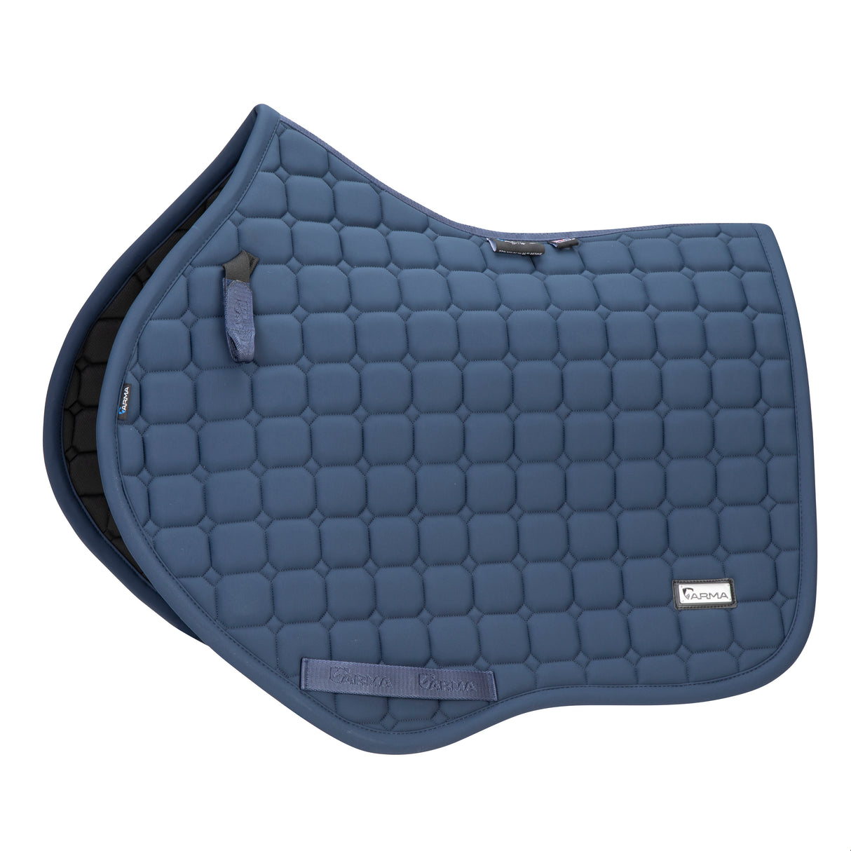Shires ARMA Elegance 1.0 Jump Saddlecloth #colour_navy