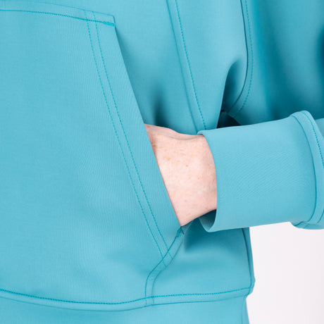 Shires Aubrion React Quarter Zip Hoodie #colour_haze