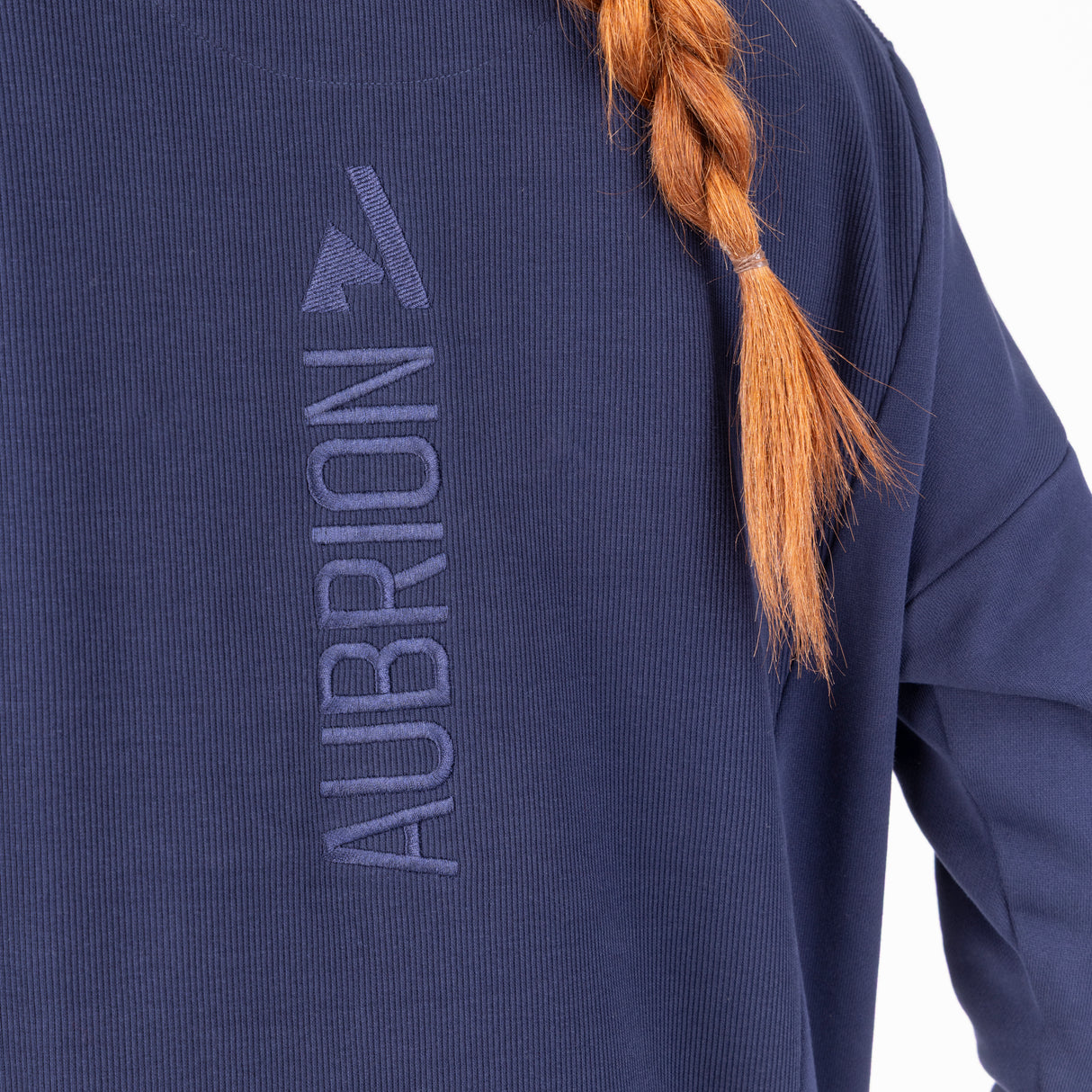 Shires Aubrion React Quarter Zip Sweater #colour_midnight