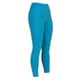 Shires Aubrion Ladies React Rythm Riding Tights #colour_kingfisher