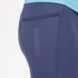 Shires Aubrion Ladies React Rythm Riding Tights #colour_midnight