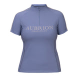 Shires Aubrion Equestrian Short Sleeve Base Layer #colour_storm