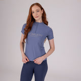 Shires Aubrion Equestrian Short Sleeve Base Layer #colour_storm