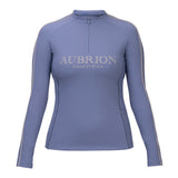 Shires Aubrion Equestrian Long Sleeve Base Layer #colour_storm