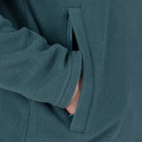 Shires Aubrion Equestrian Quarter Zip Fleece #colour_midnight-taupe