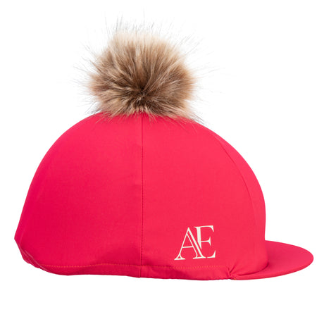 Shires Aubrion Equestrian Hat Cover #colour_dewberry