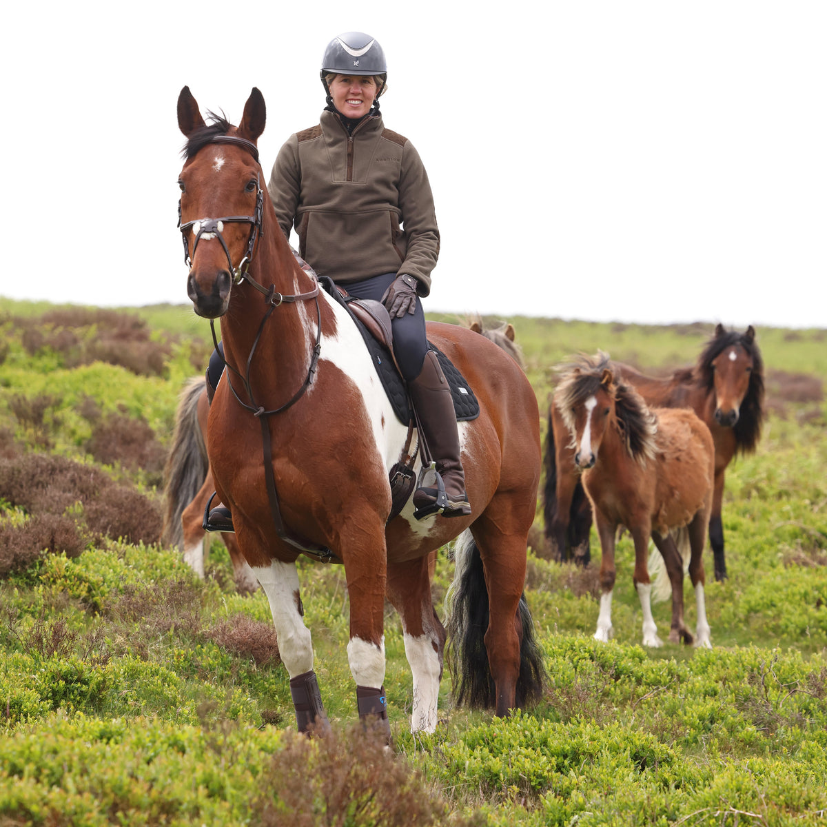 Shires Aubrion Heritage Unisex Quarter Zip Fleece