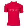 Shires Aubrion Equestrian Short Sleeve Base Layer -Young Rider #colour_dewberry