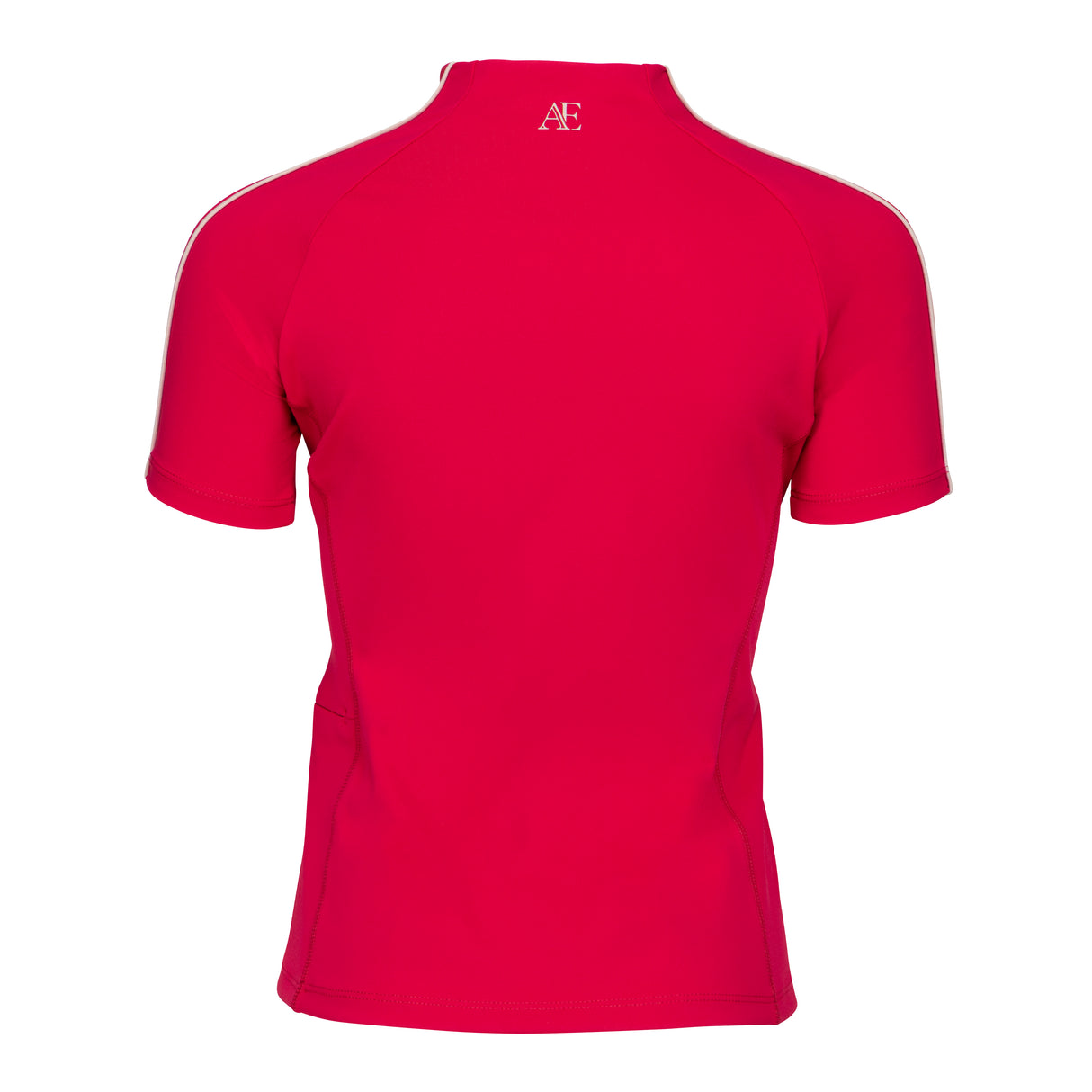 Shires Aubrion Equestrian Short Sleeve Base Layer -Young Rider #colour_dewberry