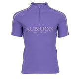 Shires Aubrion Equestrian Short Sleeve Base Layer -Young Rider #colour_heather