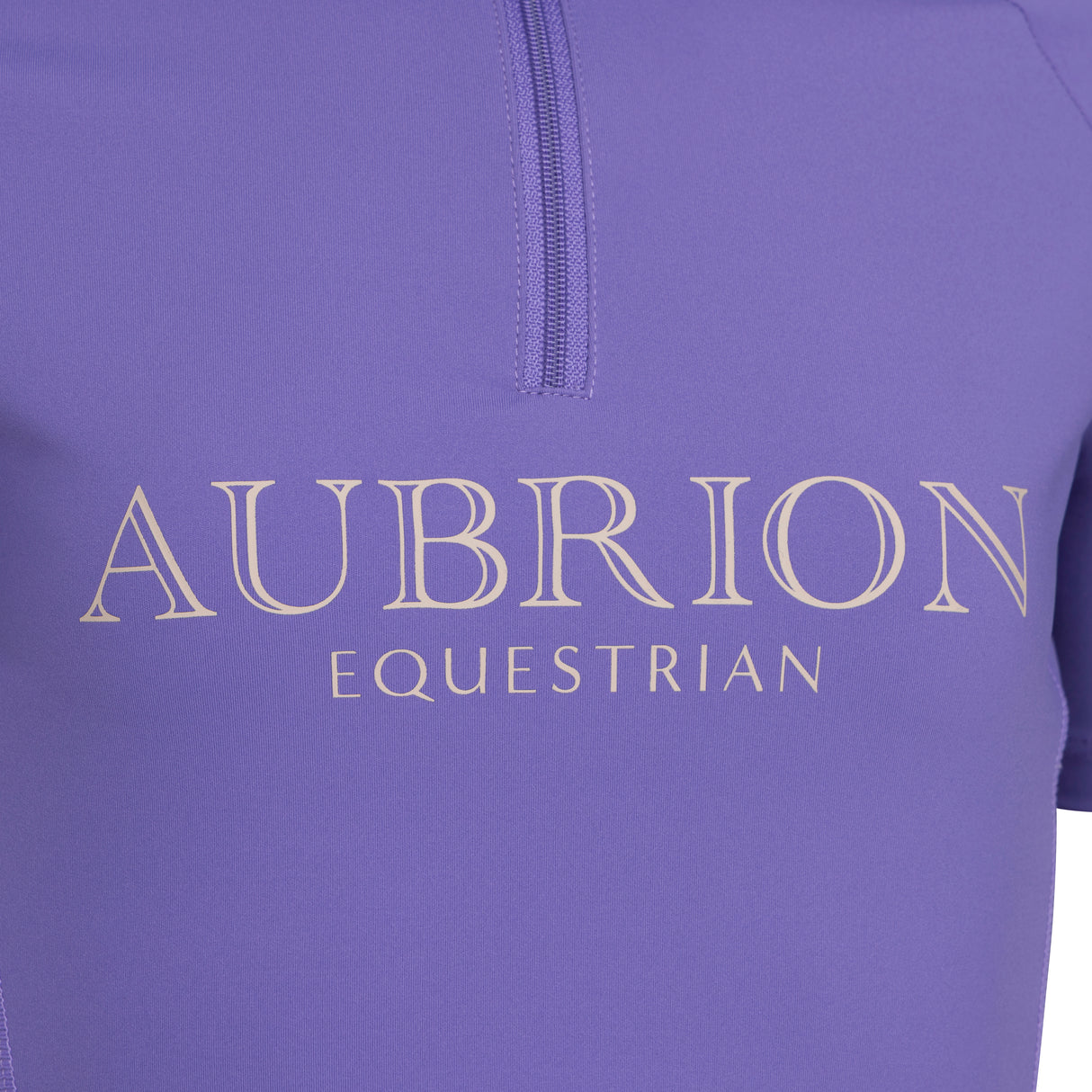 Shires Aubrion Equestrian Short Sleeve Base Layer -Young Rider #colour_heather