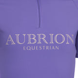 Shires Aubrion Equestrian Short Sleeve Base Layer -Young Rider #colour_heather
