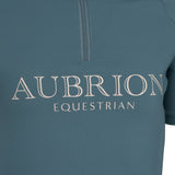 Shires Aubrion Equestrian Short Sleeve Base Layer -Young Rider #colour_thyme