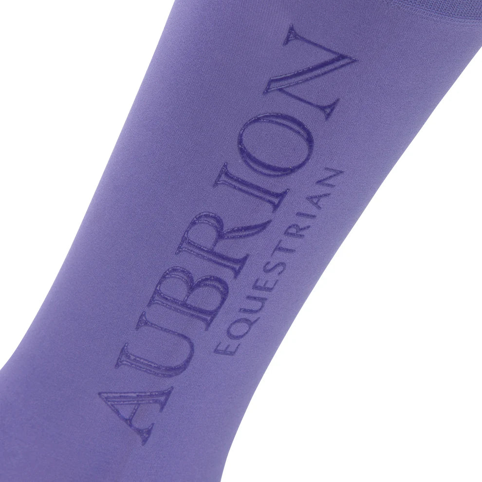 Shires Aubrion Equestrian Socks -Young Rider #colour_heather